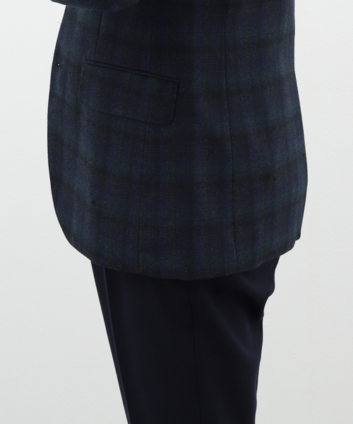 B.C STOCK（ベーセーストック）の「REDA タータンチェックジャケット（テーラードジャケット・メンズ・ネイビー・MEDIUM/LARGE）」の14枚目の写真