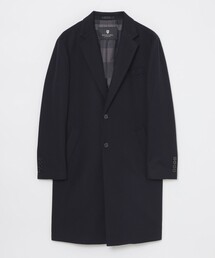 BLACK LABEL CRESTBRIDGE チェスターコート ネイビー S BLACK LABEL CRESTBRIDGE(ブラックレーベル・クレストブリッジ