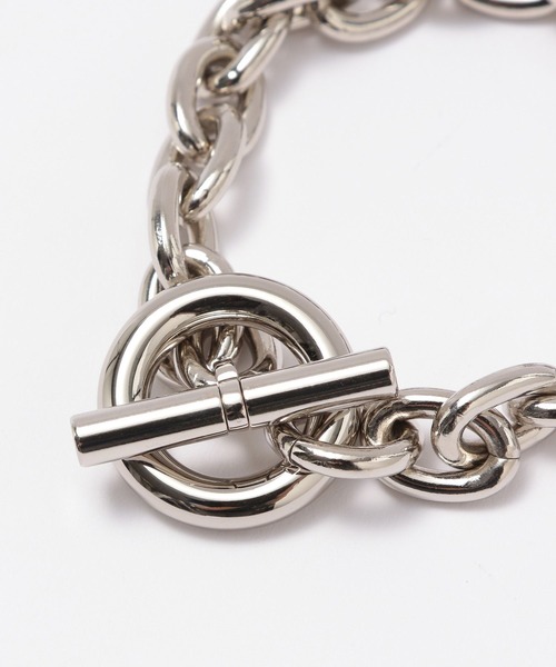 HARE（ハレ）の「【MADE IN JAPAN】BIGチェーンブレス(HARE)（ブレスレット・メンズ・シルバー/シルバー系その他/ブラック・FREE）」の6枚目の写真
