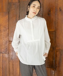 studio CLIP | スタンドカラーピンタックブラウス(シャツ/ブラウス)