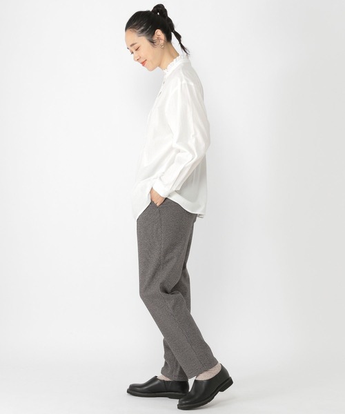 studio CLIP（スタディオクリップ）の「スタンドカラーピンタックブラウス（シャツ/ブラウス・レディース・ベージュ/アイボリー/その他1・LARGE/MEDIUM）」の12枚目の写真