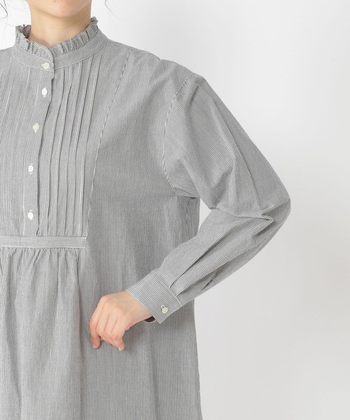 studio CLIP（スタディオクリップ）の「スタンドカラーピンタックブラウス（シャツ/ブラウス・レディース・ベージュ/アイボリー/その他1・LARGE/MEDIUM）」の20枚目の写真