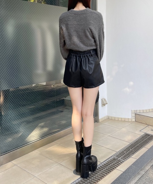 one way（ワンウェイ）の「2WAYシャギーチョーカーニット（ニット/セーター・レディース・ホワイト/グレー/ピンク/ブルー・FREE）」の14枚目の写真