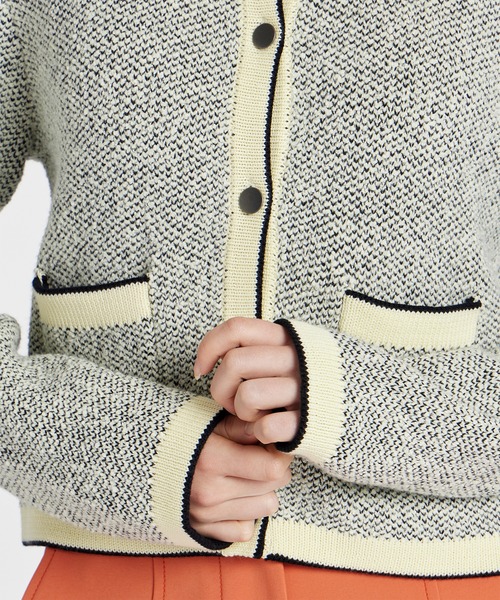 24SS 完売品✨ポールスミス ブークレヤーンニットジャケット ショート丈 黒M Paul Smith（ポールスミス）の「ブークレヤーン ニット