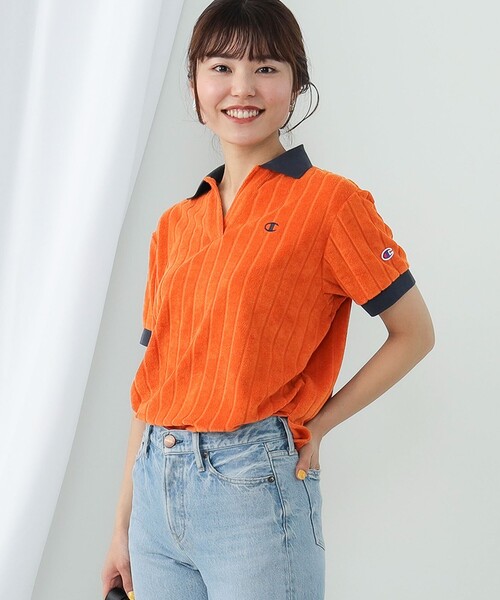 未使用品　Champion × Ray BEAMS / 別注 ポロシャツ Ray BEAMS（レイ ビームス）【別注】Champion / ポロシャツ
