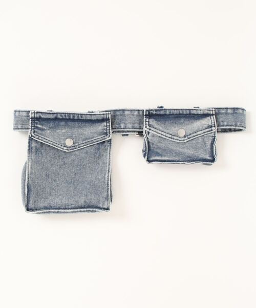 Desigual（デシグアル）の「デニムユーティリティ ベルトバッグセット（ベルト・レディース・ブルー・FREE）」の2枚目の写真