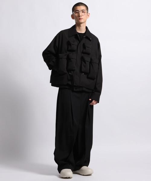 STERNBERG(スタンバーグ)の「STERNBERG/ユーティリティシャツジャケット/987391(ブルゾン・メンズ・ブラック・MEDIUM/LARGE/SMALL)」の6枚目の写真