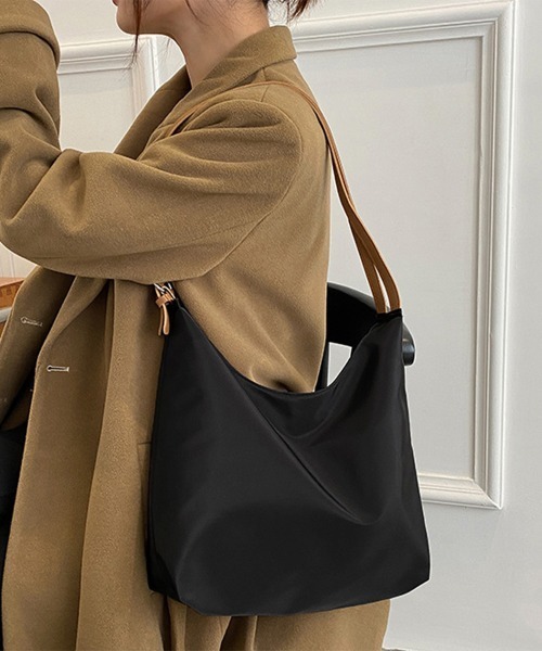 Miniministore(ミニミニストア)の「無地トートバッグ レディース 韓国 軽量(トートバッグ・レディース・グレー/ブラック/アイボリー/ベージュ・フリー)」の5枚目の写真
