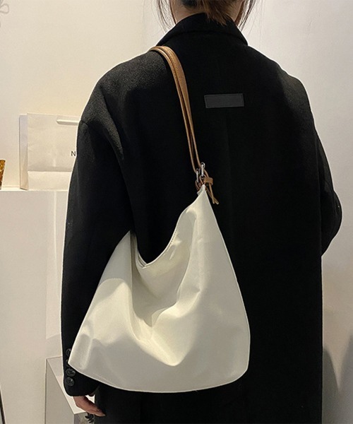 Miniministore(ミニミニストア)の「無地トートバッグ レディース 韓国 軽量(トートバッグ・レディース・グレー/ブラック/アイボリー/ベージュ・フリー)」の7枚目の写真
