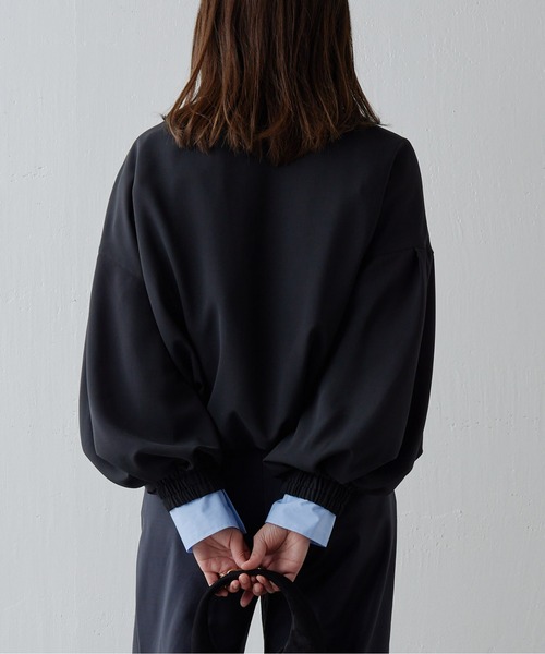 GALLARDAGALANTE（ガリャルダガランテ）の「バレルスリーブブルゾン（ブルゾン・レディース・ブラック/オフホワイト・FREE）」の8枚目の写真