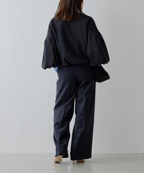 GALLARDAGALANTE（ガリャルダガランテ）の「バレルスリーブブルゾン（ブルゾン・レディース・ブラック/オフホワイト・FREE）」の5枚目の写真