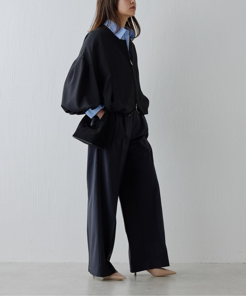 GALLARDAGALANTE（ガリャルダガランテ）の「バレルスリーブブルゾン（ブルゾン・レディース・ブラック/オフホワイト・FREE）」の4枚目の写真