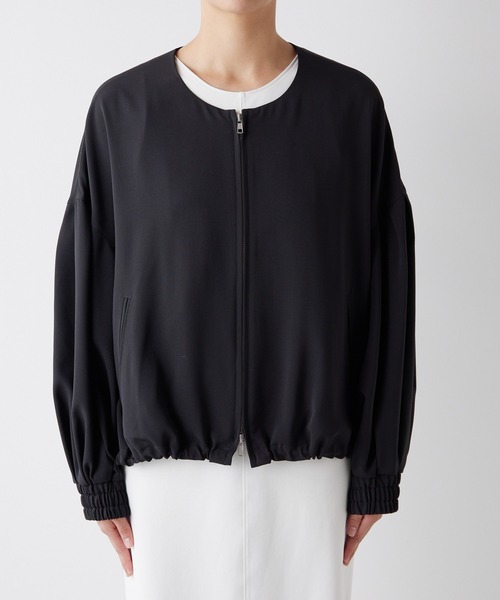 GALLARDAGALANTE（ガリャルダガランテ）の「バレルスリーブブルゾン（ブルゾン・レディース・ブラック/オフホワイト・FREE）」の9枚目の写真