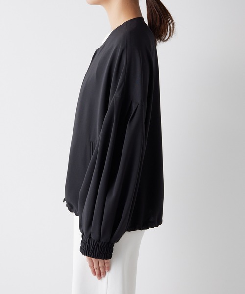 GALLARDAGALANTE（ガリャルダガランテ）の「バレルスリーブブルゾン（ブルゾン・レディース・ブラック/オフホワイト・FREE）」の10枚目の写真