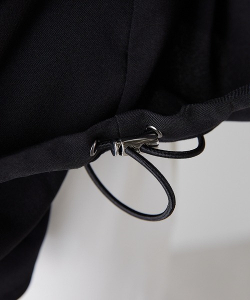 GALLARDAGALANTE（ガリャルダガランテ）の「バレルスリーブブルゾン（ブルゾン・レディース・ブラック/オフホワイト・FREE）」の16枚目の写真