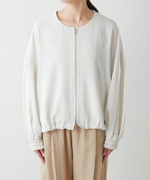 GALLARDAGALANTE（ガリャルダガランテ）の「バレルスリーブブルゾン（ブルゾン・レディース・ブラック/オフホワイト・FREE）」の20枚目の写真