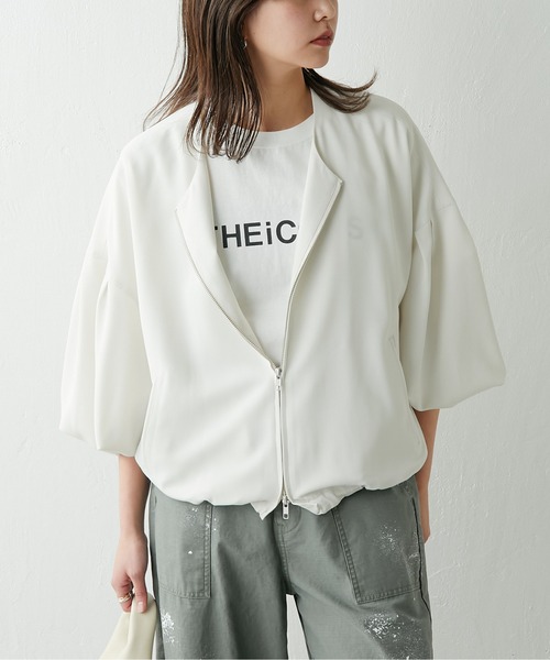 GALLARDAGALANTE（ガリャルダガランテ）の「バレルスリーブブルゾン（ブルゾン・レディース・ブラック/オフホワイト・FREE）」の19枚目の写真