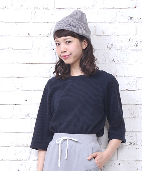 Kastane（カスタネ）の「【Reebok×Kastane】ビーニー（ニットキャップ/ビーニー・レディース・グレー/レッド・FREE）」の7枚目の写真