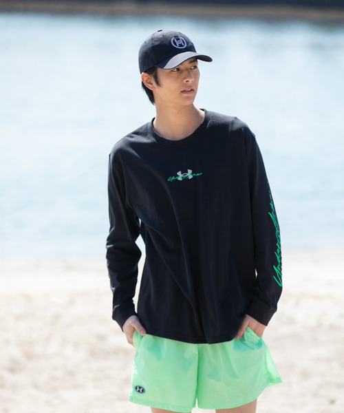 UNDER ARMOUR（アンダーアーマー）の「UAヘビーウェイトコットン ロングスリーブTシャツ（トレーニング/メンズ）（Tシャツ/カットソー・メンズ・ブラック・S/XL/M/XXL/L）」の22枚目の写真