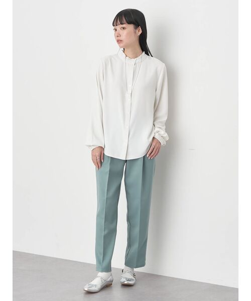 earth music&ecology（アースミュージックアンドエコロジー）の「2wayフリルブラウス（シャツ/ブラウス・レディース・ライトピンク/オフホワイト/ミント/ドット・FREE）」の19枚目の写真