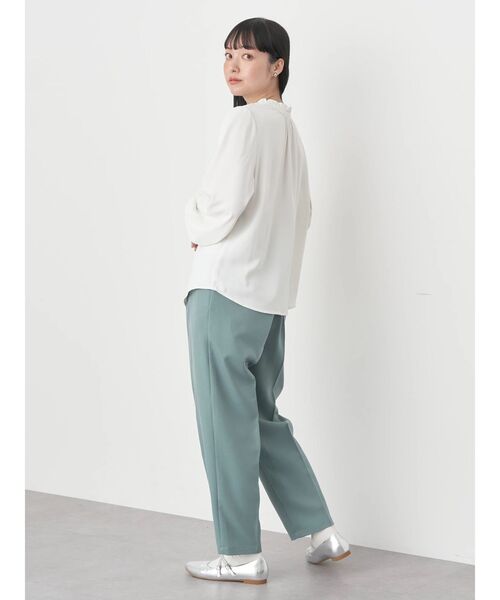 earth music&ecology（アースミュージックアンドエコロジー）の「2wayフリルブラウス（シャツ/ブラウス・レディース・ライトピンク/オフホワイト/ミント/ドット・FREE）」の21枚目の写真