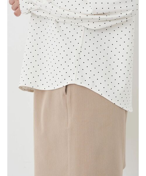 earth music&ecology（アースミュージックアンドエコロジー）の「2wayフリルブラウス（シャツ/ブラウス・レディース・ライトピンク/オフホワイト/ミント/ドット・FREE）」の13枚目の写真