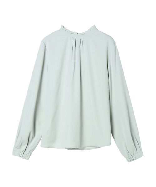 earth music&ecology（アースミュージックアンドエコロジー）の「2wayフリルブラウス（シャツ/ブラウス・レディース・ライトピンク/オフホワイト/ミント/ドット・FREE）」の9枚目の写真