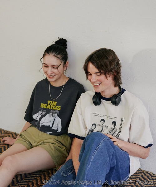 The Beatles（ザビートルズ）の「【THE BEATLES/ザ ビートルズ】フォトプリントTシャツ / バックプリント（Tシャツ/カットソー・レディース・ホワイト/ブラック/チャコールグレー/ホワイト系1/ホワイト系2・LARGE/MEDIUM/X-LARGE）」の18枚目の写真