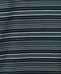 ＜6(ROKU)＞コットン ボーダー ロングスリーブTシャツ 24SS 6（ロク）の「＜6(ROKU)＞コットン ボーダー ロングスリーブTシャツ