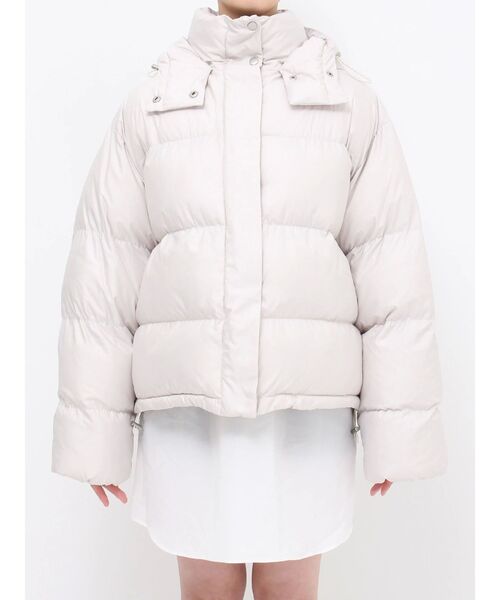 MURUA（ムルーア）の「フード中綿ブルゾン（ブルゾン・レディース・ブラック/アイボリー・FREE）」の18枚目の写真