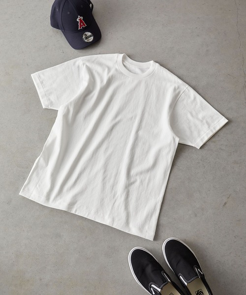 HANES（ヘインズ）の「【Hanes/ヘインズ】HM1-X201  ”SHIRO” CREW NECK T-SHIRT/ SHIRO 半袖Tシャツ（Tシャツ/カットソー・メンズ・ホワイト・XL/L/M/S）」の8枚目の写真