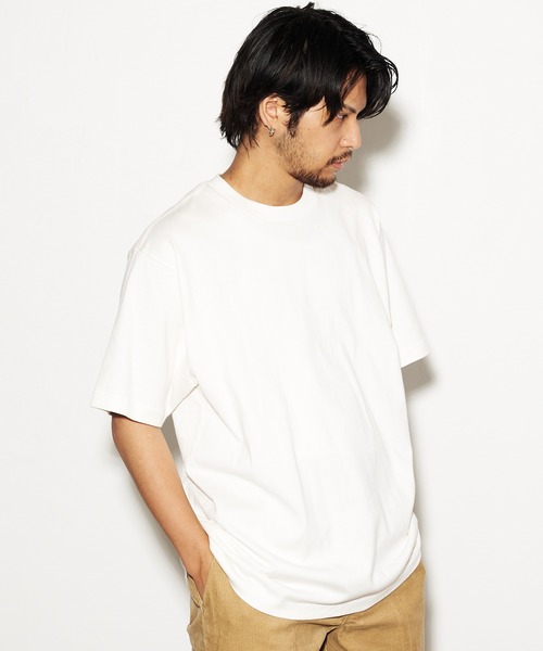 HANES（ヘインズ）の「【Hanes/ヘインズ】HM1-X201  ”SHIRO” CREW NECK T-SHIRT/ SHIRO 半袖Tシャツ（Tシャツ/カットソー・メンズ・ホワイト・XL/L/M/S）」の9枚目の写真