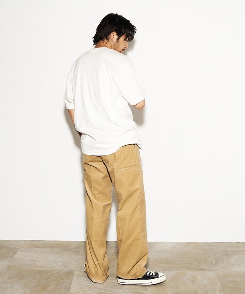 HANES（ヘインズ）の「【Hanes/ヘインズ】HM1-X201  ”SHIRO” CREW NECK T-SHIRT/ SHIRO 半袖Tシャツ（Tシャツ/カットソー・メンズ・ホワイト・XL/L/M/S）」の13枚目の写真