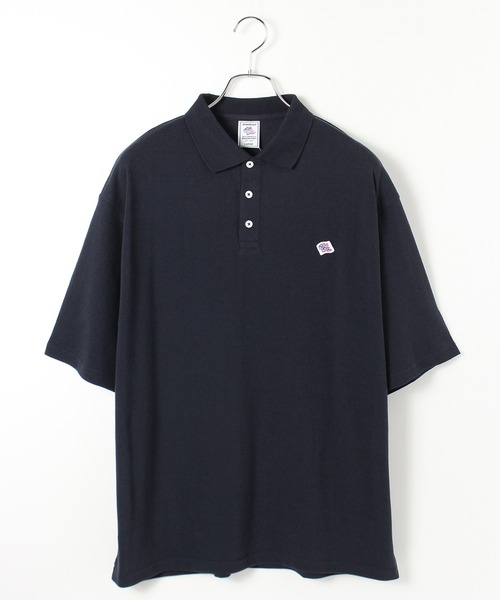 JEMORGAN（ジェーイーモーガン）の「【JEMORGAN / ジェーイーモーガン】カノコ ワンポイントワッペン付きワイドシルエット半袖ポロシャツ（ポロシャツ・メンズ・ベージュ/ブラック/オフホワイト/ネイビー・XL/L/M）」の4枚目の写真