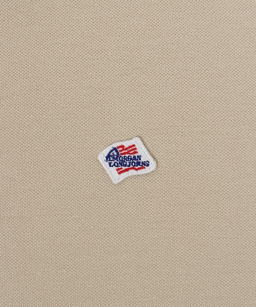 JEMORGAN（ジェーイーモーガン）の「【JEMORGAN / ジェーイーモーガン】カノコ ワンポイントワッペン付きワイドシルエット半袖ポロシャツ（ポロシャツ・メンズ・ベージュ/ブラック/オフホワイト/ネイビー・XL/L/M）」の12枚目の写真