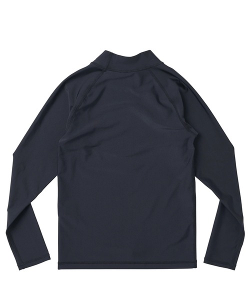 Quiksilver(クイックシルバー)の「ALL TIME LR YOUTH/クイックシルバーキッズワンポイントロゴ長袖ラッシュガード(水着)(ラッシュガード・キッズ・ホワイト/ブラック系その他/ブラック/カーキ・110/120/130/140/150/160/100)」の6枚目の写真