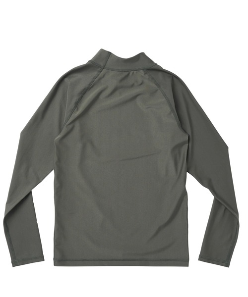 Quiksilver(クイックシルバー)の「ALL TIME LR YOUTH/クイックシルバーキッズワンポイントロゴ長袖ラッシュガード(水着)(ラッシュガード・キッズ・ホワイト/ブラック系その他/ブラック/カーキ・110/120/130/140/150/160/100)」の9枚目の写真
