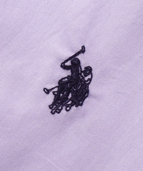 U.S. POLO ASSN.（ユーエスポロアッスン）の「【U.S. POLO ASSN./ユーエスポロアッスン】ワンポイント刺繍 オーバーサイズ 半袖レギュラーカラーシャツ（シャツ/ブラウス・メンズ・ホワイト系その他/ホワイト/ネイビー/ブルー系その他/インディゴブルー/ライラック・M/L/LL）」の18枚目の写真