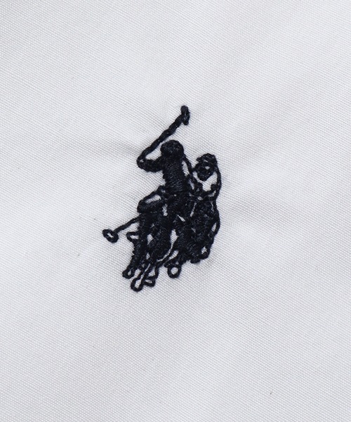 U.S. POLO ASSN.（ユーエスポロアッスン）の「【U.S. POLO ASSN./ユーエスポロアッスン】ワンポイント刺繍 オーバーサイズ 半袖レギュラーカラーシャツ（シャツ/ブラウス・メンズ・ホワイト系その他/ホワイト/ネイビー/ブルー系その他/インディゴブルー/ライラック・M/L/LL）」の14枚目の写真