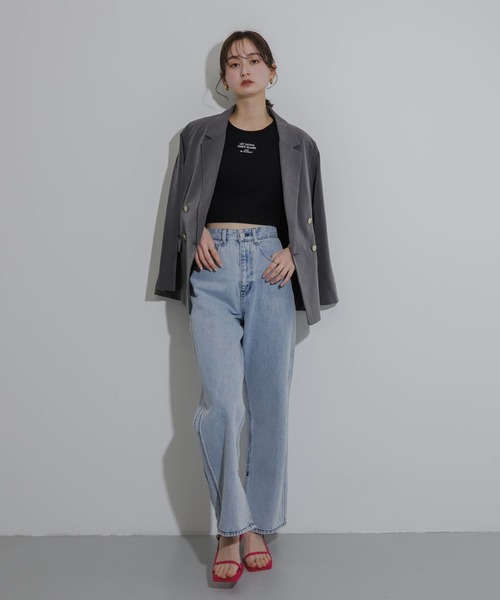 SENSE OF PLACE by URBAN RESEARCH（センスオブプレイスバイアーバンリサーチ）の「メタルボタンテーラードジャケット（その他アウター・レディース・ブラック/グレー/ベージュ・ONE）」の5枚目の写真