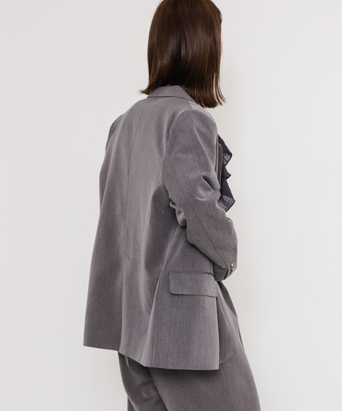 SENSE OF PLACE by URBAN RESEARCH（センスオブプレイスバイアーバンリサーチ）の「メタルボタンテーラードジャケット（その他アウター・レディース・ブラック/グレー/ベージュ・ONE）」の8枚目の写真