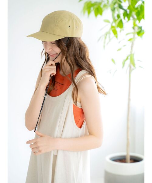 Ungrid（アングリッド）の「ロゴアメスリショートタンクトップ（タンクトップ・レディース・オレンジ/オフホワイト/ネイビー・FREE）」の6枚目の写真