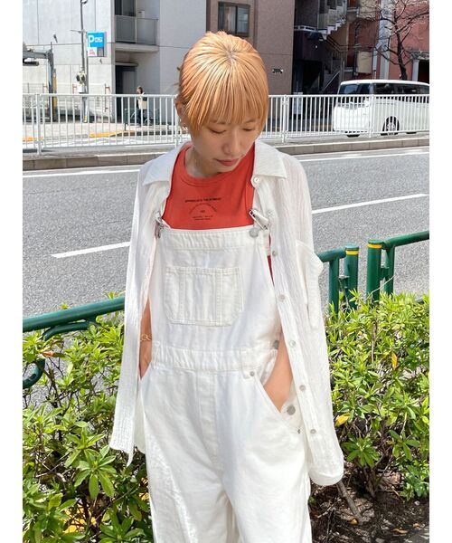 Ungrid（アングリッド）の「ロゴアメスリショートタンクトップ（タンクトップ・レディース・オレンジ/オフホワイト/ネイビー・FREE）」の11枚目の写真