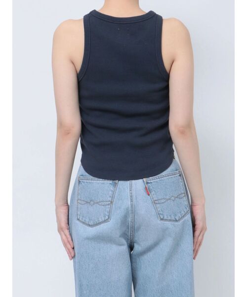 Ungrid（アングリッド）の「ロゴアメスリショートタンクトップ（タンクトップ・レディース・オレンジ/オフホワイト/ネイビー・FREE）」の19枚目の写真