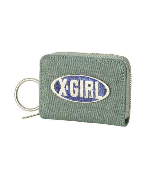 X-girl GLITTER OVAL LOGO 2WAY BAG ホワイト GLITTER OVAL LOGO 2WAY BAG – calif（カリフ）公式サイト