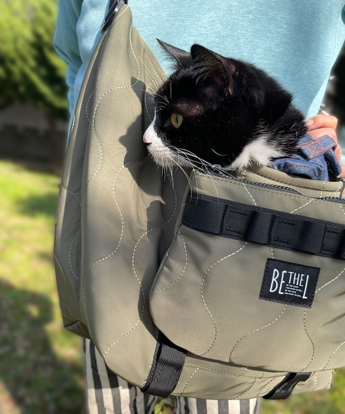 【セール】【BETHEL】PET COMBINATION SHOULDER（ショルダーバッグ）｜Three Four Time（スリーフォータイム）