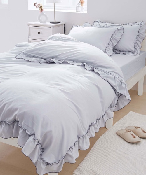 epine  ベッド＆枕カバー 西川 枕カバー ＋sleep. Premium ラブリーゼ ブロード 柄入 カバー 73