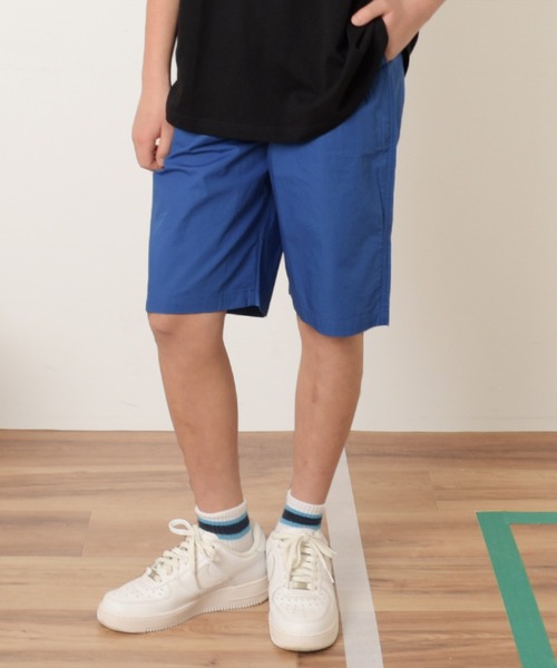 GLAZOS（グラソス）の「【プチプラ】【セットアップ対応】タイプライター・イージーハーフパンツ（その他パンツ・キッズ・ベージュ/イエロー/ネイビー/ブルー/カーキ/マルチ・140cm/150cm/160cm/170cm/130cm）」の4枚目の写真
