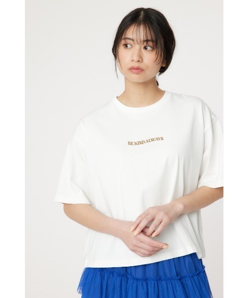 RODEO CROWNS WIDE BOWL(ロデオクラウンズワイドボウル)の「ALL IS WELL Tシャツ(Tシャツ/カットソー・レディース・ホワイト/ブルー/ライトイエロー・FREE)」の18枚目の写真