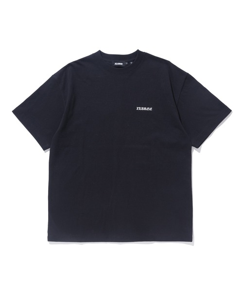 XLARGE(エクストララージ)の「【販売終了】EMBROIDERED OLD ENGLISH S/S TEE(Tシャツ/カットソー・メンズ・ブラック/グリーン/ホワイト・S/M/L/XL)」の3枚目の写真